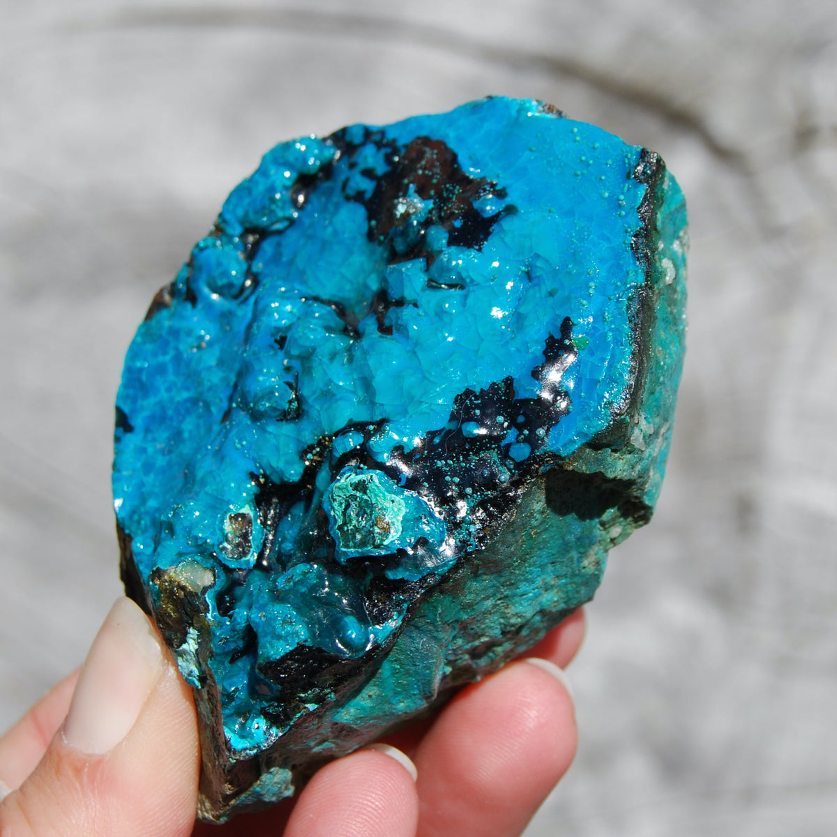 4in 350g Silica Chrysocolla Crystal, Large fashion Natural Raw Chrysocolla, Congo R3