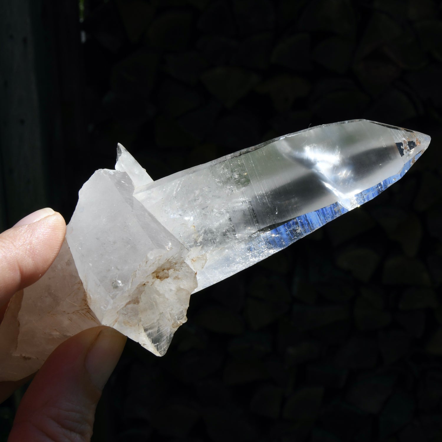 Rare Cross Colombian Lemurian Seed Quartz Crystal Laser Starbrary