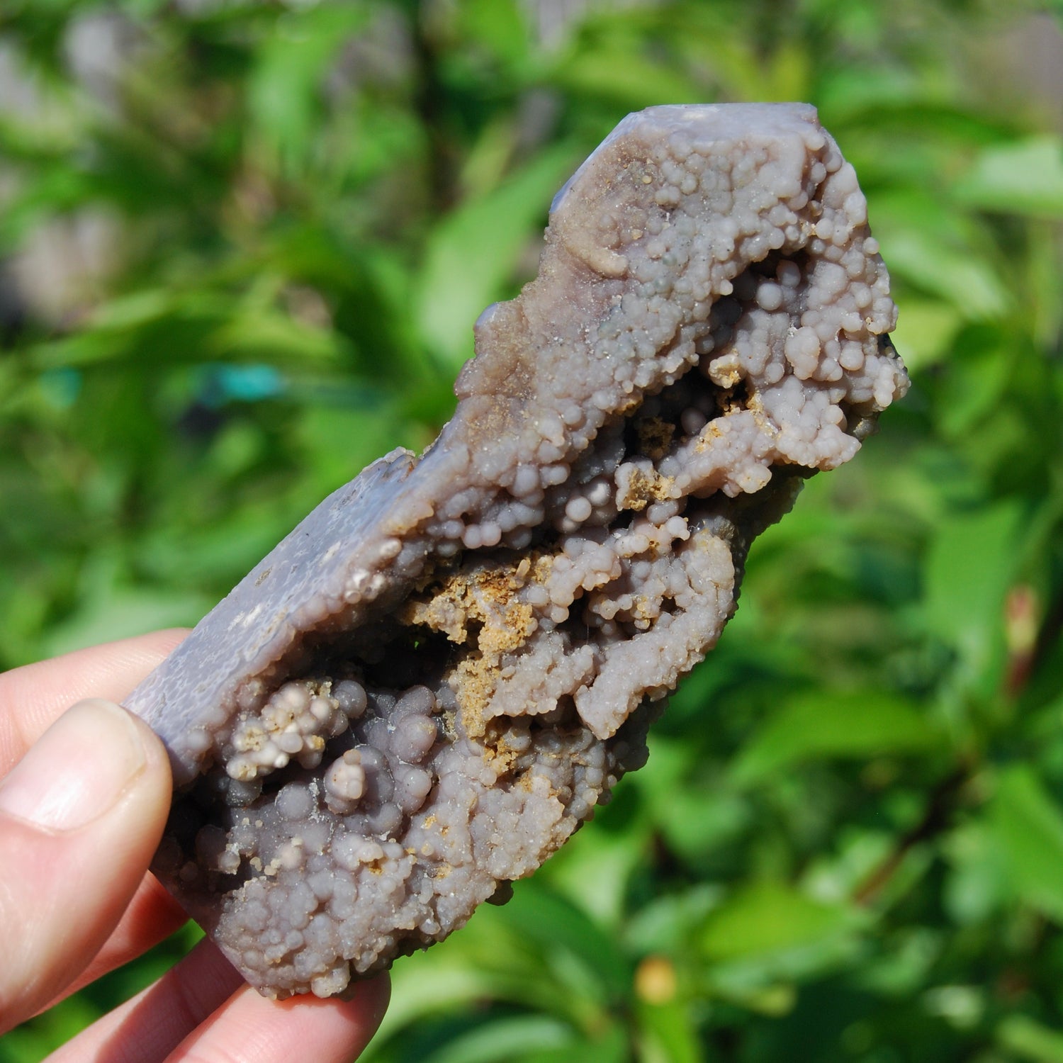 Grape Agate Crystal Tower, Botryoidal Chalcedony Tower