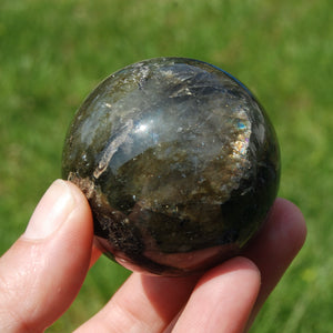 Flashy Labradorite Crystal Sphere