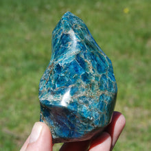 Load image into Gallery viewer, Blue Apatite Crystal Flame, Madagascar
