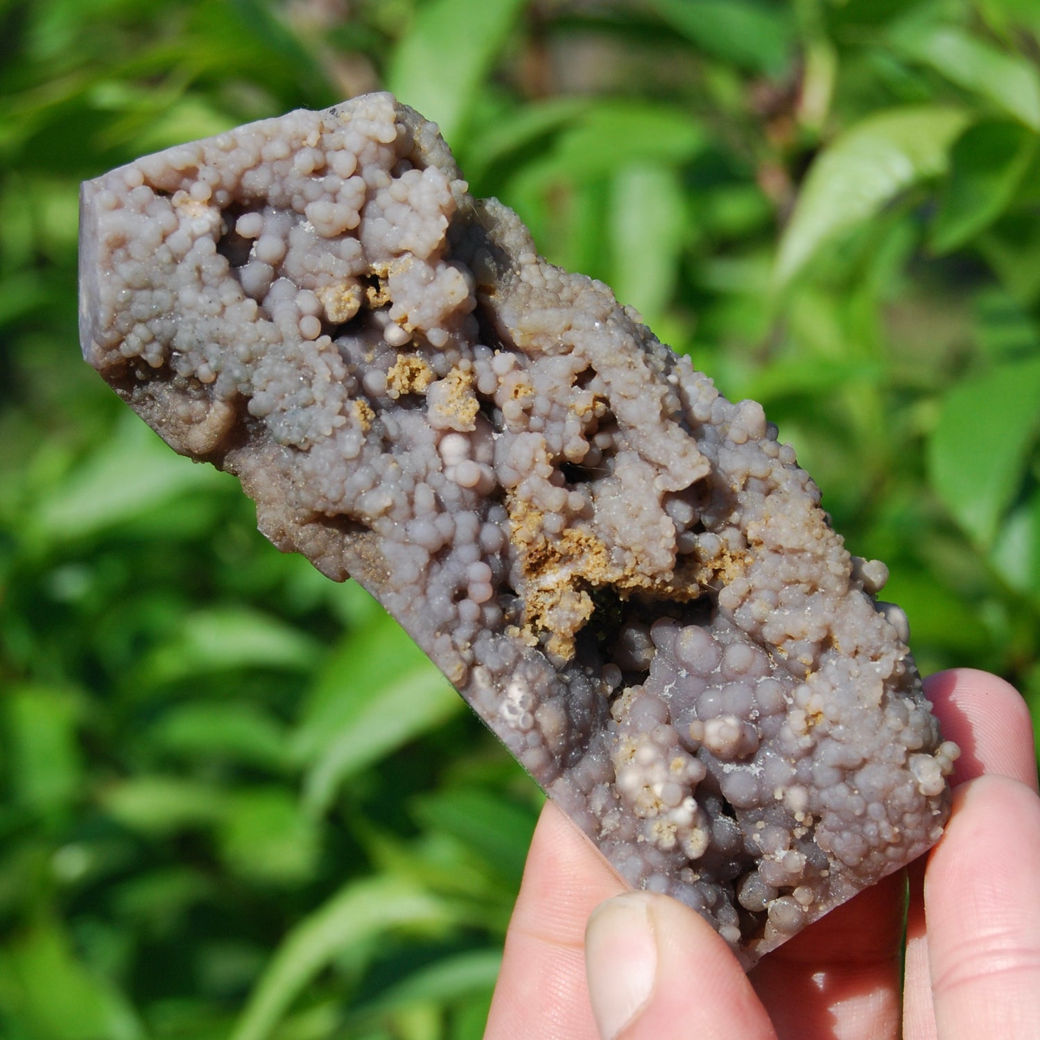 Grape Agate Crystal Tower, Botryoidal Chalcedony Tower