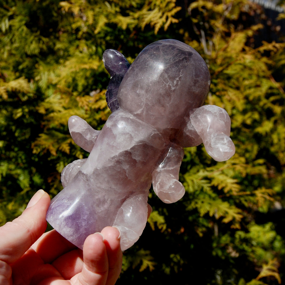 Purple Blue Fluorite Crystal Octopus