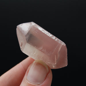 DT Record Keeper Dow Channeler Pink Lithium Lemurian Quartz Crystal