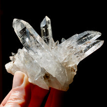 Load image into Gallery viewer, Isis Face Tantric Twin Soulmate Colombian Lemurian Seed Crystal Cluster, Optical Quartz, Boyaca, Colombia

