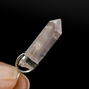 Teacher Student Pink Lithium Lemurian Seed Crystal Dreamsicle Pendant for Necklace