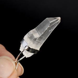 Cosmic Tessin Habit Lemurian Seed Quartz Crystal Laser Pendant for Necklace
