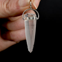 Load image into Gallery viewer, Cosmic Lemurian Seed Quartz Crystal Laser Pendant 
