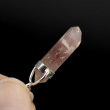 Load image into Gallery viewer, DT Pink Lithium Lemurian Seed Crystal Starbrary Pendant for Necklace, Brazil
