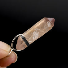 Load image into Gallery viewer, DT Record Keeper Pink Lithium Lemurian Seed Crystal Starbrary Pendant for Necklace, Brazil
