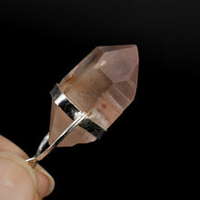 Load image into Gallery viewer, DT Pink Lithium Lemurian Seed Crystal Starbrary Pendant
