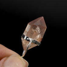 Load image into Gallery viewer, DT Pink Lithium Lemurian Seed Crystal Starbrary Pendant
