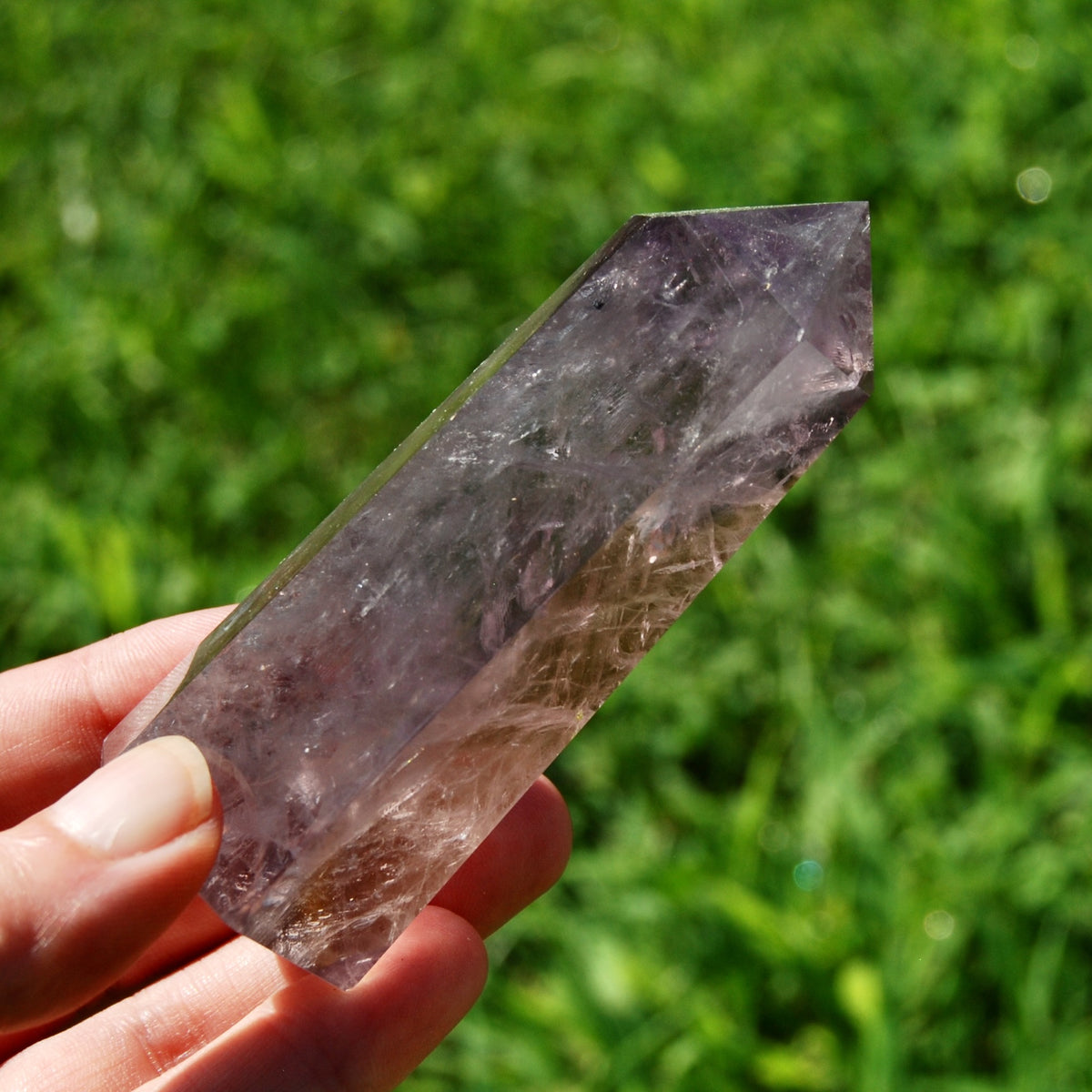 AAA Smoky Amethyst Quartz Crystal Tower, Brazil
