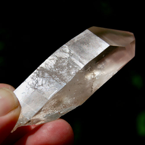 Rare Pink Lithium Lemurian Quartz Crystal Starbrary