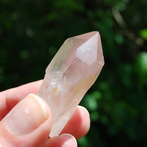 Isis Face Pink Lithium Lemurian Quartz Crystal Starbrary