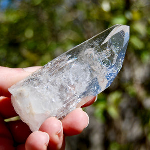 Isis Face Devic Temple Colombian Lemurian Quartz Crystal Inclusions Rainbows
