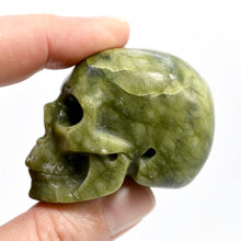 Load image into Gallery viewer, Serpentine Carved Crystal Skull
