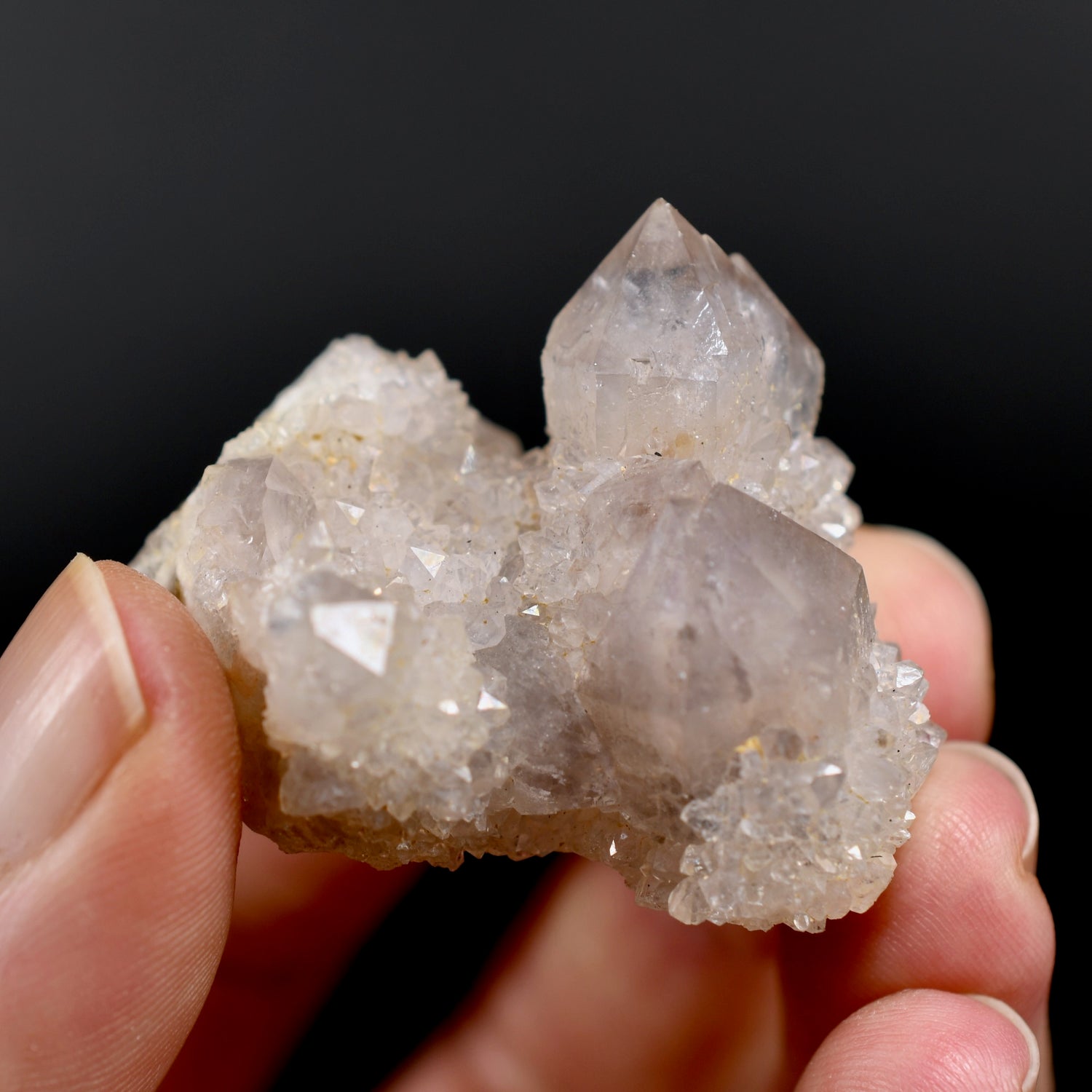 Tantric Twin Amethyst Spirit Quartz Crystal Cluster