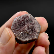 Load image into Gallery viewer, Hexagon Ruby Corundum Crystal Record Keeper, Natural Raw Ruby Crystal
