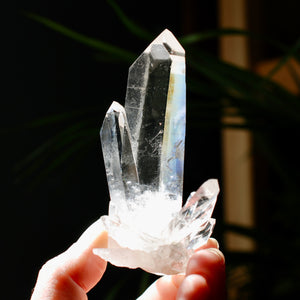 Cosmic Dow Channeler Lemurian Silver Quartz Crystal Starbrary Cluster Record Keepers Optical Corinto, brazil