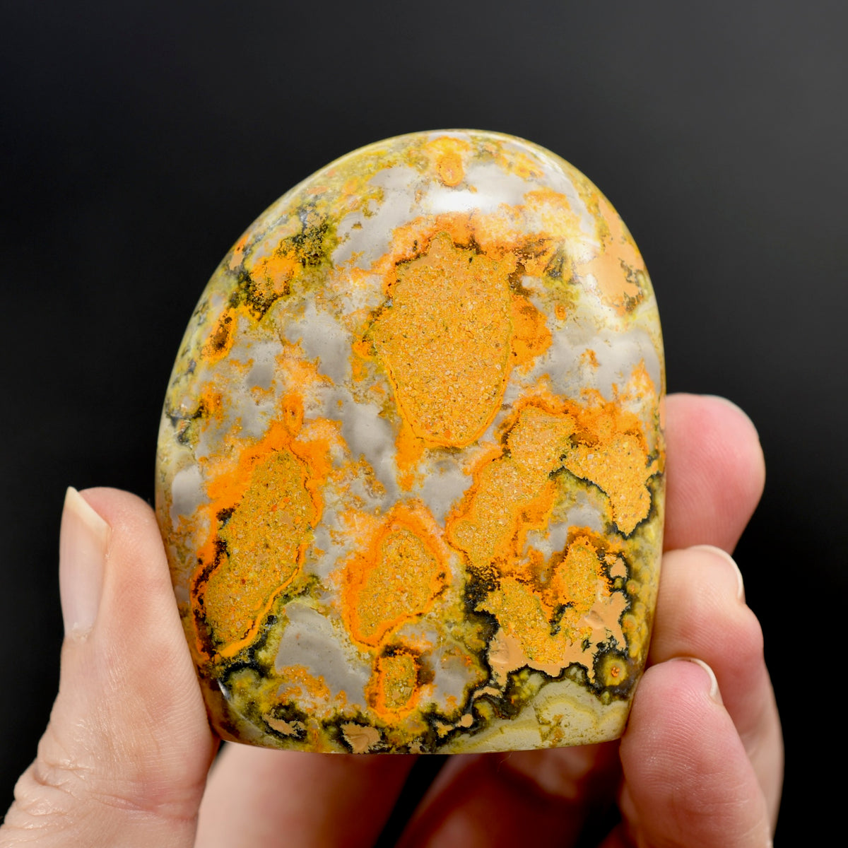 Bumblebee Jasper Crystal Freeform Tower