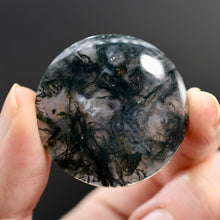 Load image into Gallery viewer, Moss Agate Round Cabochon
