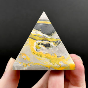 Bumblebee Jasper Crystal Pyramid