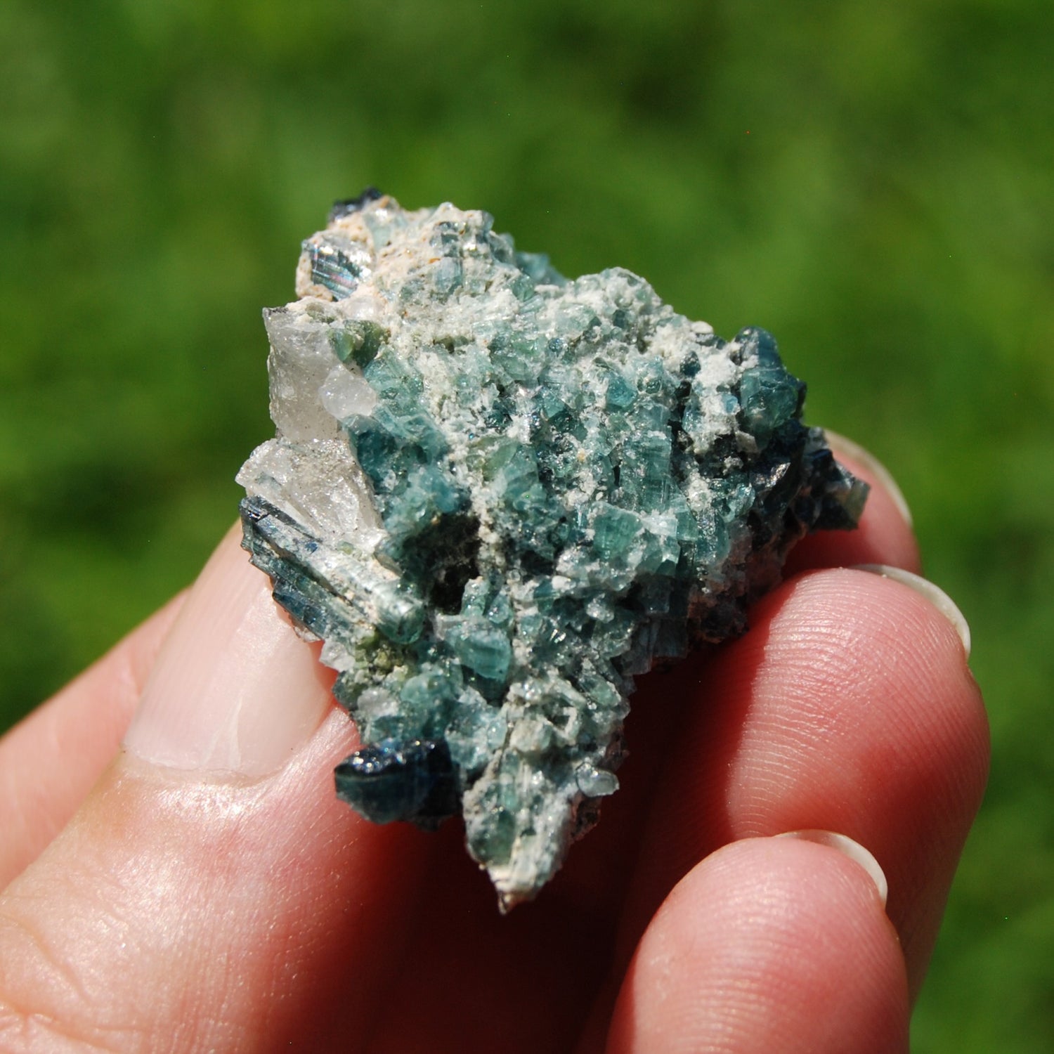 Blue Tourmaline Indicolite Crystal