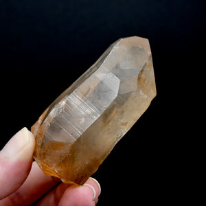 Isis Face Pink Shadow Lemurian Seed Quartz Crystal, Smoky Scarlet Temple Lemurian Crystals, Brazil