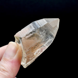 Record Keeper Inner Child Pink Shadow Lemurian Seed Quartz Crystal, Smoky Scarlet Temple Lemurian Crystals, Brazil
