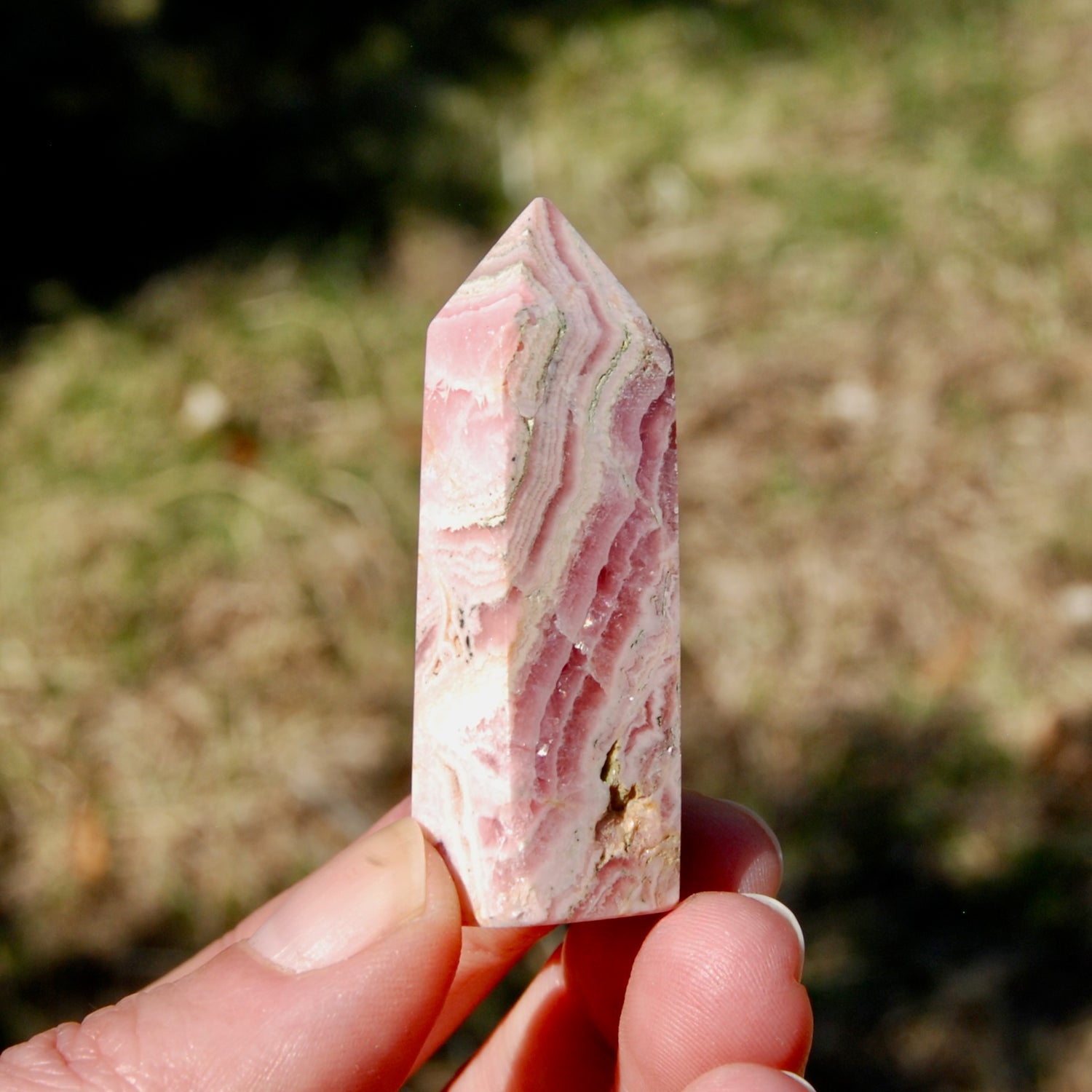 Rhodochrosite Crystal Tower