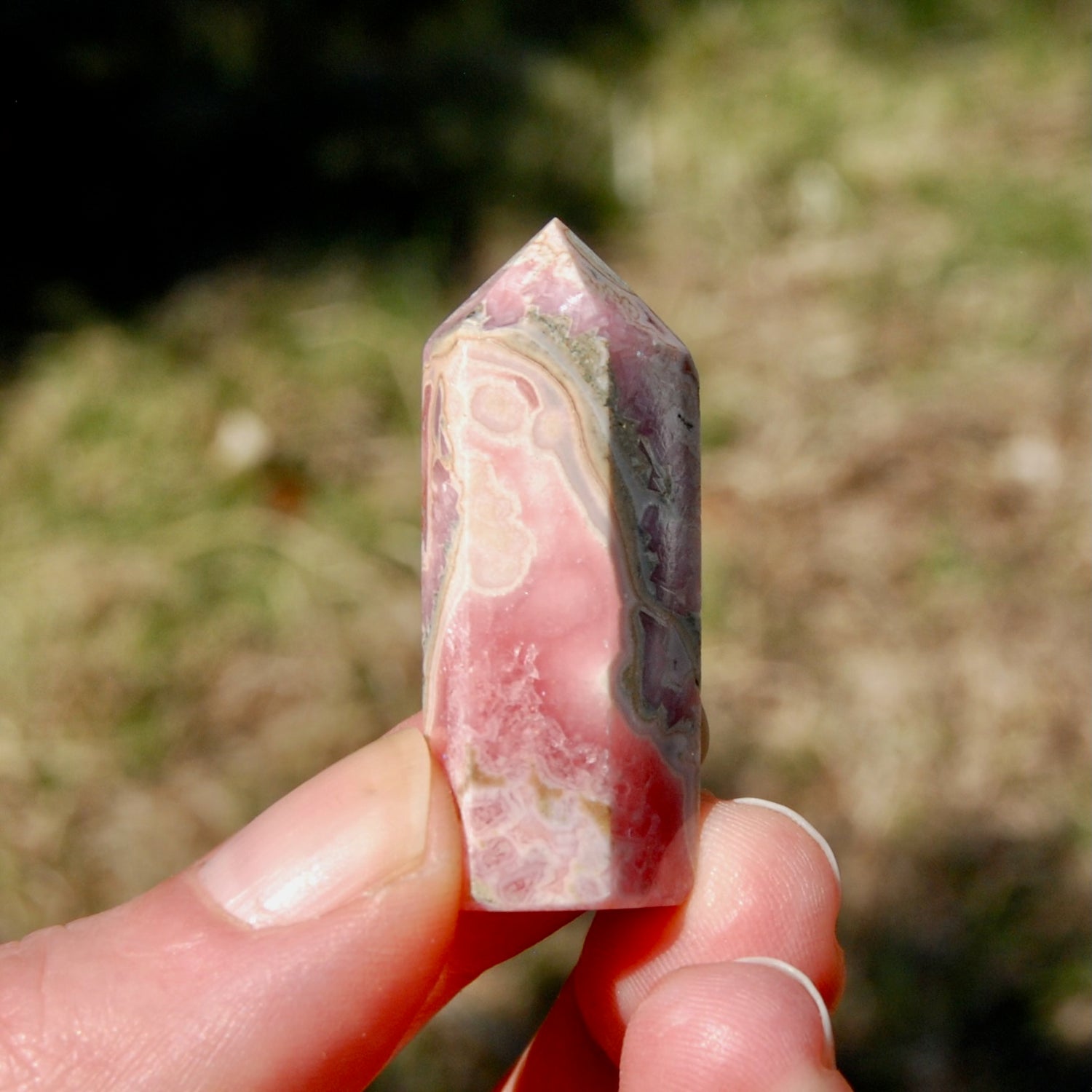 Rhodochrosite Crystal Tower
