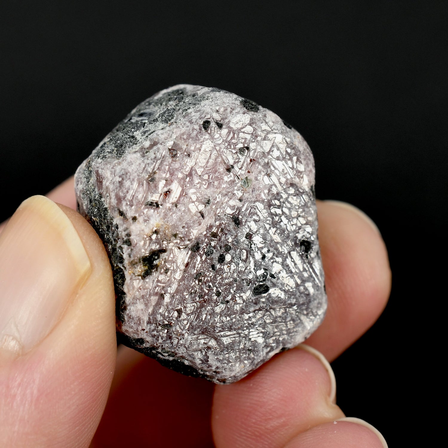 Hexagon Ruby Corundum Crystal Record Keeper, Natural Raw Ruby Crystal