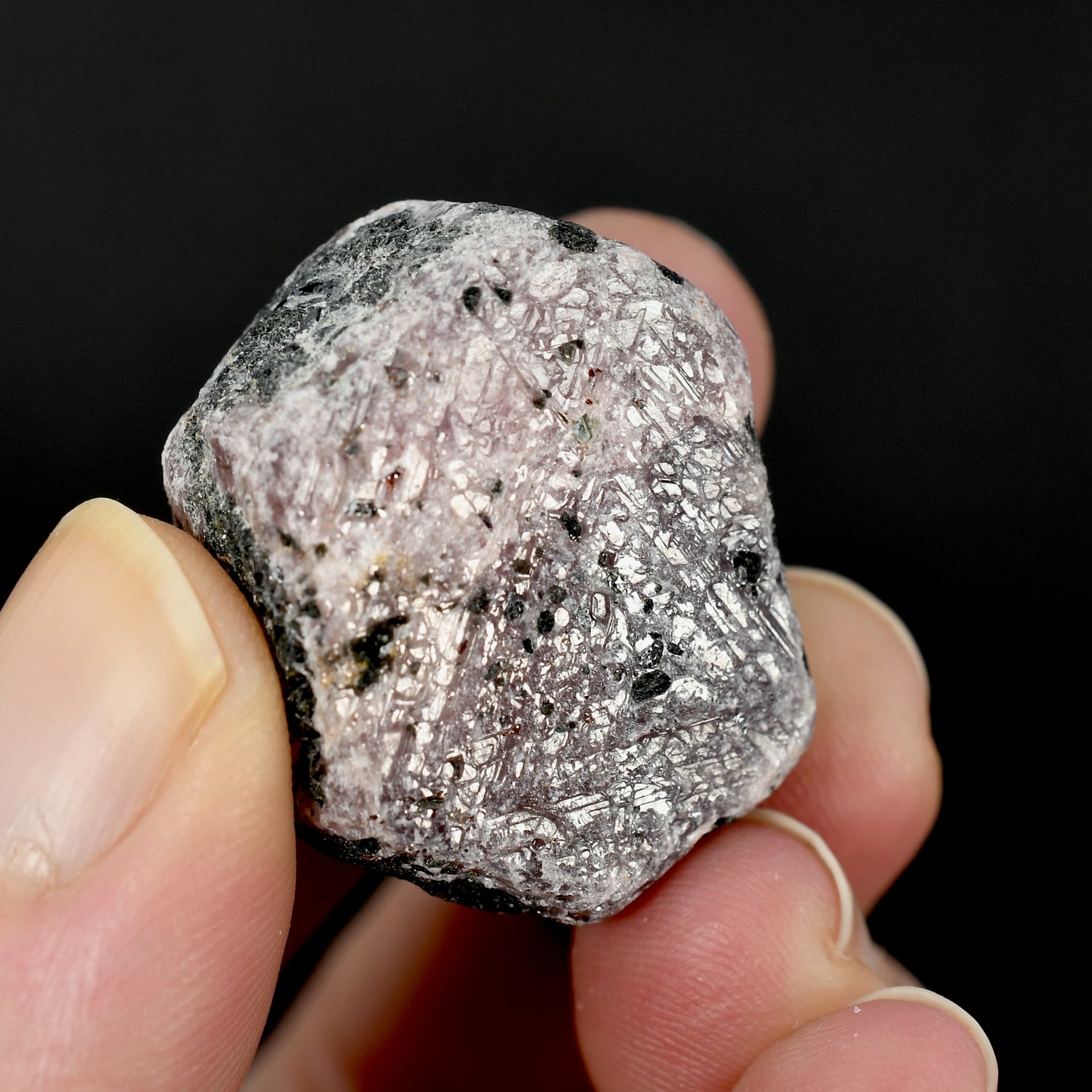 Hexagon Ruby Corundum Crystal Record Keeper, Natural Raw Ruby Crystal
