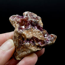 Load image into Gallery viewer, Dark Pink Raw Cobalto Calcite Crystal Cluster, Cobaltoan Calcite Druzy Salrose Pink Dolomite
