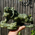 Serpentine Carved Crystal Tiger