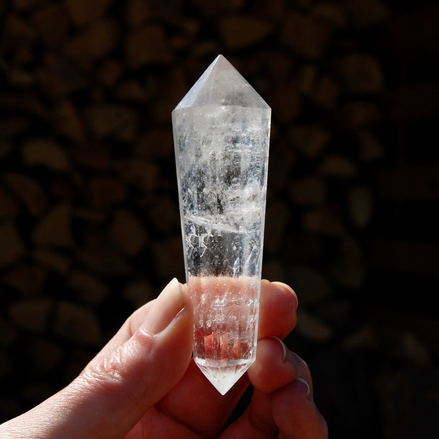Clear Quartz Vogel Crystal – 12 Sided Healing Wand from Brazil