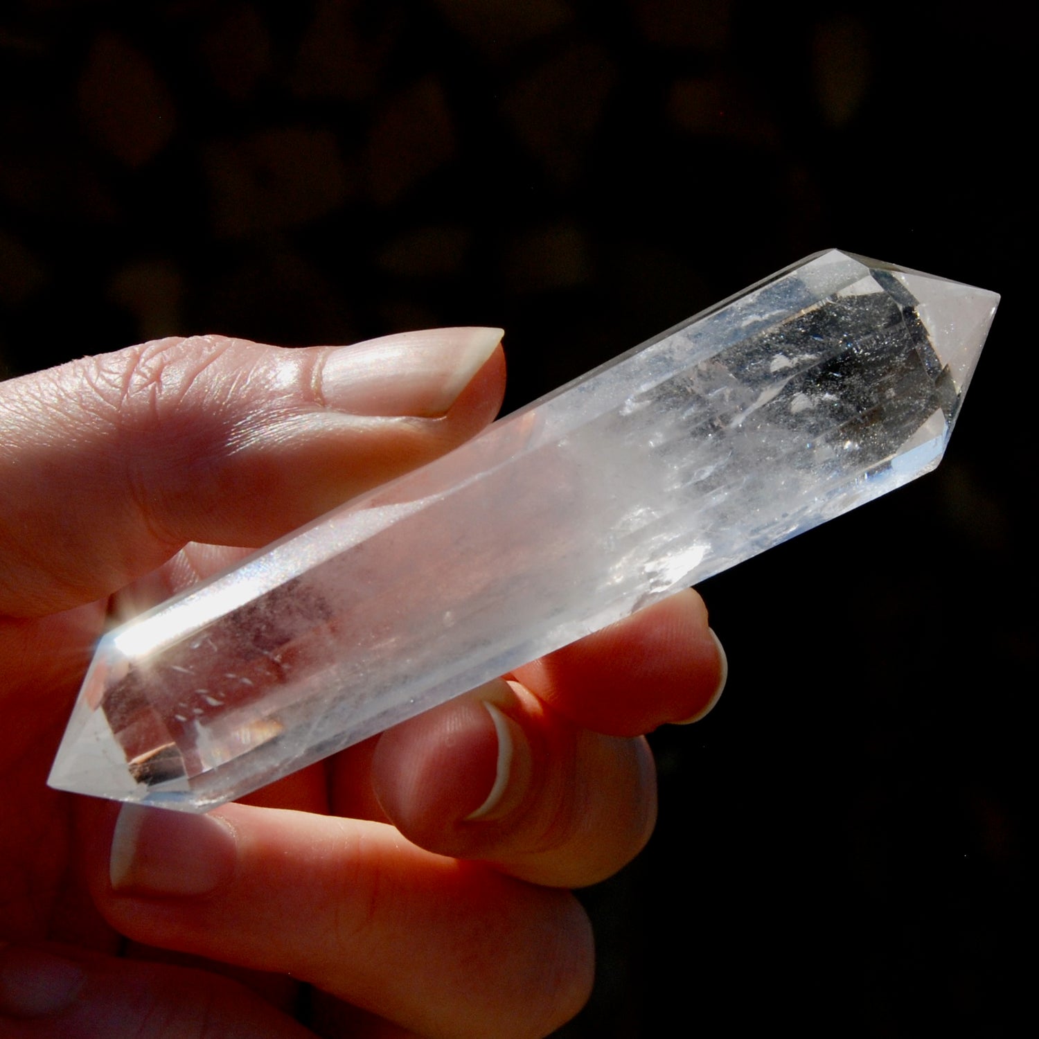 Clear Quartz Vogel Crystal – 12 Sided Healing Wand from Brazil