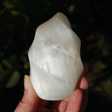 Load image into Gallery viewer, White Light Selenite Crystal Flame, Guardian Angels
