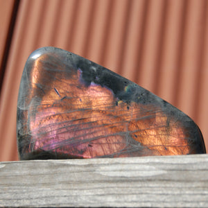 3.4lb HUGE XL Purple Labradorite Crystal Freeform, Super Flashy Sunset Purple Spectrolite