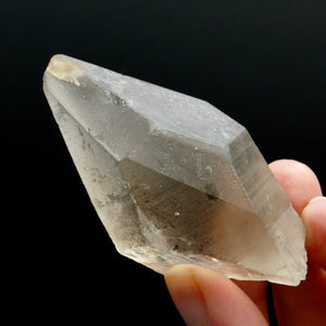Isis Face Record Keeper Pink Shadow Smoky Scarlet Temple Lemurian Seed Quartz Crystal, Serra do Cabral, Brazil