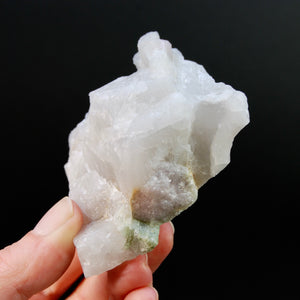 Raw Bicolor Tourmaline Lepidolite Crystal on Quartz Matrix, Brazil