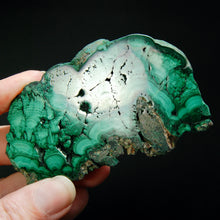 Load image into Gallery viewer, 3.5in 120g Natural AAA Malachite Crystal Slab, Natural Malachite Gemstone, Congo m1
