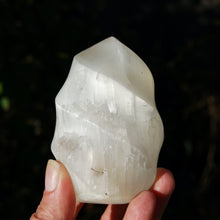 Load image into Gallery viewer, White Light Selenite Crystal Flame
