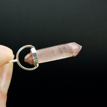 Load image into Gallery viewer, DT Pink Lithium Lemurian Seed Crystal Dreamsicle Pendant for Necklace, Brazil
