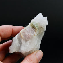 Load image into Gallery viewer, Raw Bicolor Tourmaline Lepidolite Crystal on Quartz Matrix, Brazil
