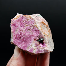 Load image into Gallery viewer, Raw Cobalto Calcite Malachite Crystal Cluster, Cobalto Calcite, Pink Salrose Dolomite, Congo

