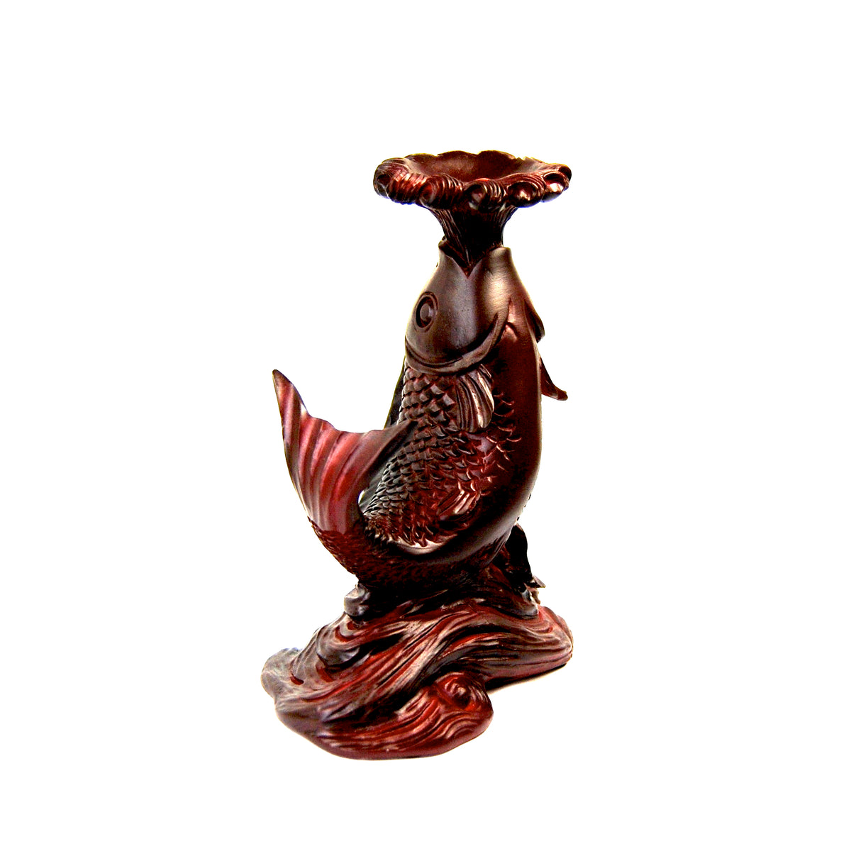Koi Fish Crystal Sphere Stand