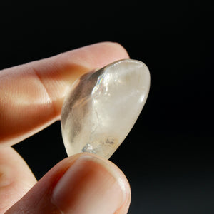 Genuine Citrine Crystal Heart, Natural Citrine Palm Stone, Brazil