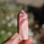 Rhodochrosite Crystal Gemstone Tower